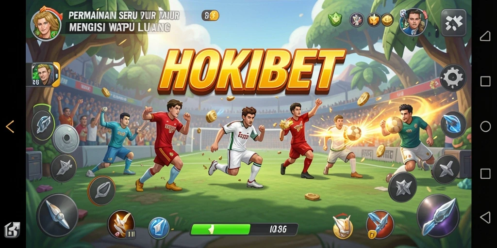 Tampilan permainan HOKIBET yang seru dan menarik.